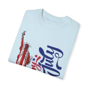Statue of Liberty Tee for 4th of July - Unisex Garment-Dyed T-shirt - Image 30