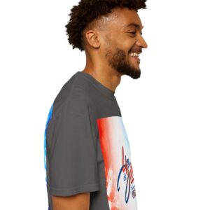 Patch Color Design for 4th of July - Unisex Garment-Dyed T-shirt - Image 13