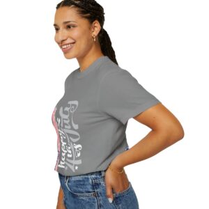 Dark Themed - Statue of Liberty 4th of July Unisex Garment - Dyed T-shirt - Image 34