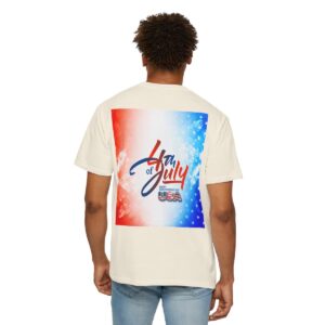 Patch Color Design for 4th of July - Unisex Garment-Dyed T-shirt - Image 38