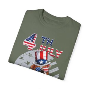 Dog Lovers 4th of July Unisex Garment-Dyed T-shirt - Image 43