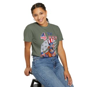 Dog Lovers 4th of July Unisex Garment-Dyed T-shirt - Image 48