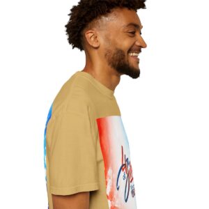 Patch Color Design for 4th of July - Unisex Garment-Dyed T-shirt - Image 52