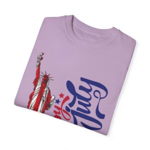 Statue of Liberty Tee for 4th of July - Unisex Garment-Dyed T-shirt - Image 43