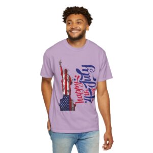Statue of Liberty Tee for 4th of July - Unisex Garment-Dyed T-shirt - Image 49