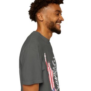 Dark Themed - Statue of Liberty 4th of July Unisex Garment - Dyed T-shirt - Image 12