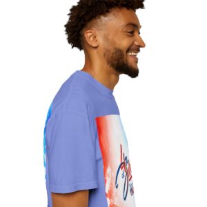 Patch Color Design for 4th of July - Unisex Garment-Dyed T-shirt - Image 156