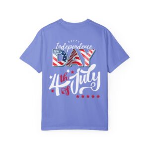 Dark Themed 4th of July Unisex Garment-Dyed T-shirt Featuring a Creative Design - Image 81
