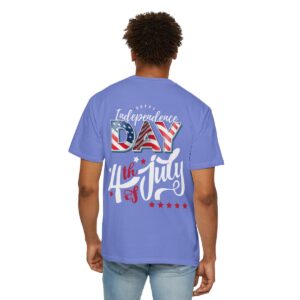Dark Themed 4th of July Unisex Garment-Dyed T-shirt Featuring a Creative Design - Image 89