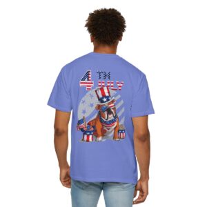 Dog Lovers 4th of July Unisex Garment-Dyed T-shirt - Image 11