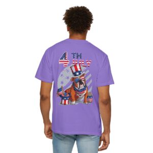 Dog Lovers 4th of July Unisex Garment-Dyed T-shirt - Image 102