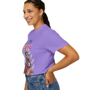 Dog Lovers 4th of July Unisex Garment-Dyed T-shirt - Image 99