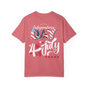 Dark Themed 4th of July Unisex Garment-Dyed T-shirt Featuring a Creative Design - Image 120