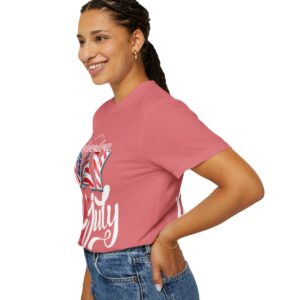 Dark Themed 4th of July Unisex Garment-Dyed T-shirt Featuring a Creative Design - Image 126