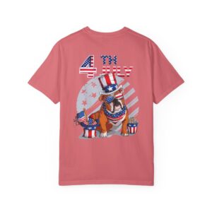 Dog Lovers 4th of July Unisex Garment-Dyed T-shirt - Image 120