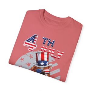 Dog Lovers 4th of July Unisex Garment-Dyed T-shirt - Image 121