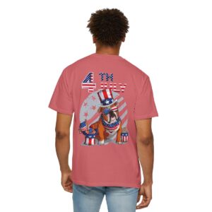 Dog Lovers 4th of July Unisex Garment-Dyed T-shirt - Image 128