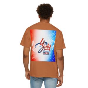 Patch Color Design for 4th of July - Unisex Garment-Dyed T-shirt - Image 64