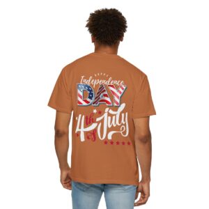 Dark Themed 4th of July Unisex Garment-Dyed T-shirt Featuring a Creative Design - Image 37