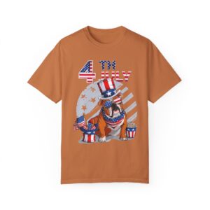 Dog Lovers 4th of July Unisex Garment-Dyed T-shirt - Image 28