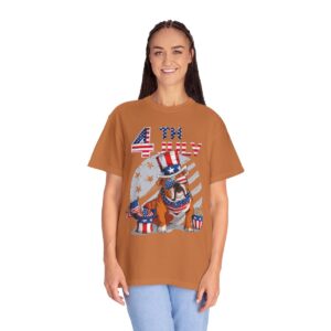 Dog Lovers 4th of July Unisex Garment-Dyed T-shirt - Image 32