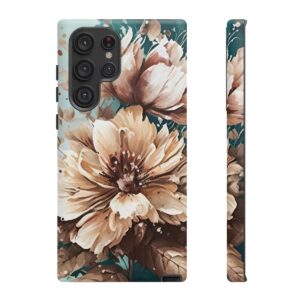 Digital Painted Flower - Tough Phone Cases - Image 92