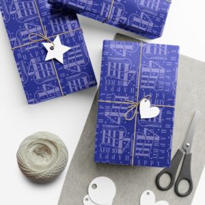 Exquisite 4th of July Pattern in Blue Gift Wrap Papers - Image 6