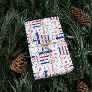 Independence Day with our stunning 4th of July Pattern Gift Wrap Papers - Image 12