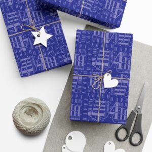 Exquisite 4th of July Pattern in Blue Gift Wrap Papers - Image 10