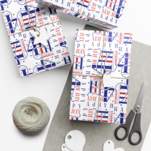 Independence Day with our stunning 4th of July Pattern Gift Wrap Papers - Image 14