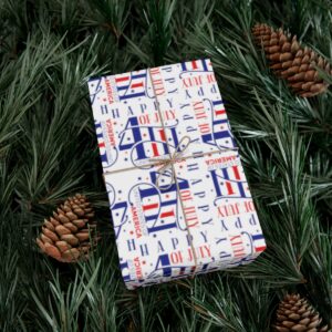 Independence Day with our stunning 4th of July Pattern Gift Wrap Papers - Image 16