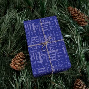 Exquisite 4th of July Pattern in Blue Gift Wrap Papers - Image 16