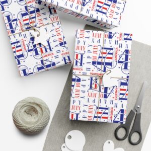 Independence Day with our stunning 4th of July Pattern Gift Wrap Papers - Image 18