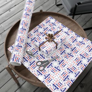 Independence Day with our stunning 4th of July Pattern Gift Wrap Papers - Image 23