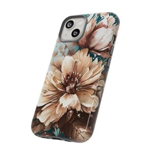 Digital Painted Flower - Tough Phone Cases - Image 95
