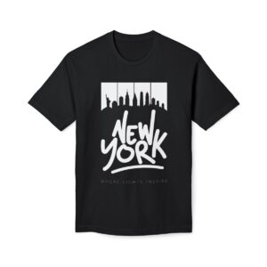 I Love New York - Dark - Unisex Midweight T-Shirt, Ecofriendly - Image 20