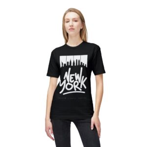 I Love New York - Dark - Unisex Midweight T-Shirt, Ecofriendly - Image 22