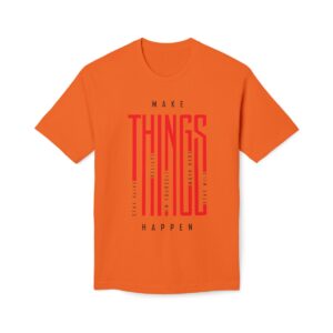Make Things Happen Light Color - Unisex Midweight T-Shirt - Ecofriendly - Image 38