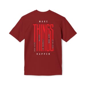 Make Things Happen Dark Color - Unisex Midweight T-Shirt - Ecofriendly - Image 57