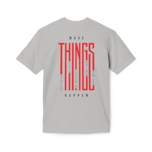 Make Things Happen Light Color - Unisex Midweight T-Shirt - Ecofriendly - Image 21