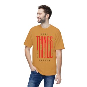 Make Things Happen Light Color - Unisex Midweight T-Shirt - Ecofriendly - Image 31