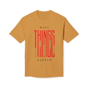 Make Things Happen Light Color - Unisex Midweight T-Shirt - Ecofriendly - Image 32