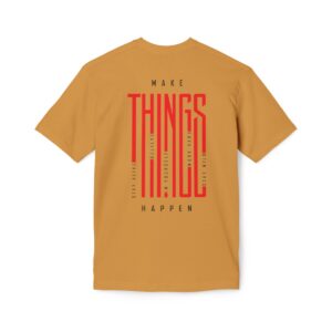 Make Things Happen Light Color - Unisex Midweight T-Shirt - Ecofriendly - Image 33