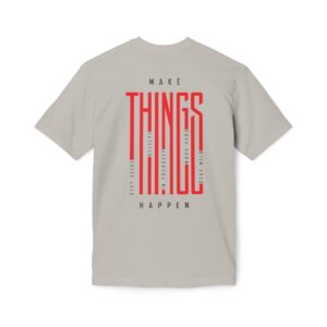 Make Things Happen Light Color - Unisex Midweight T-Shirt - Ecofriendly - Image 27