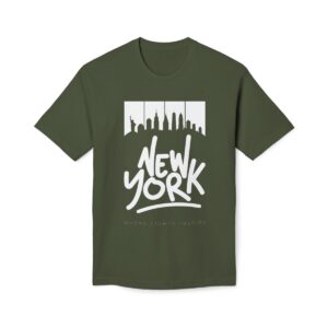 I Love New York - Dark - Unisex Midweight T-Shirt, Ecofriendly - Image 32