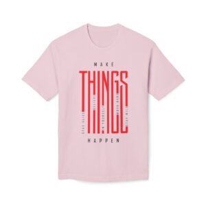 Make Things Happen Light Color - Unisex Midweight T-Shirt - Ecofriendly - Image 50