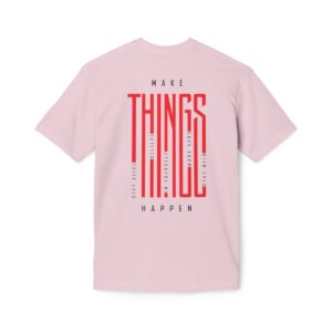 Make Things Happen Light Color - Unisex Midweight T-Shirt - Ecofriendly - Image 51