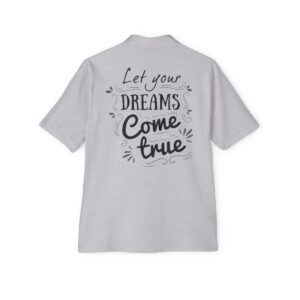 Let Your Dreams Come True Men's Piqué Polo - Image 18