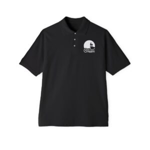 Everything Starts With A Dream Men's Piqué Polo - Image 2