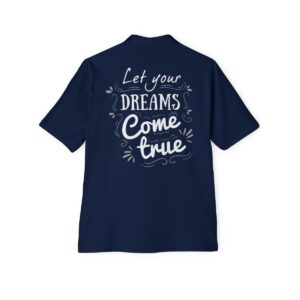Let Your Dreams Come True Men's Piqué Polo - Image 13